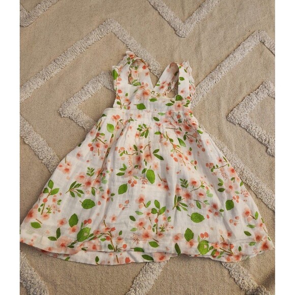 Angel Dear Other - Angel dear baby girl floral dress size 12-18m